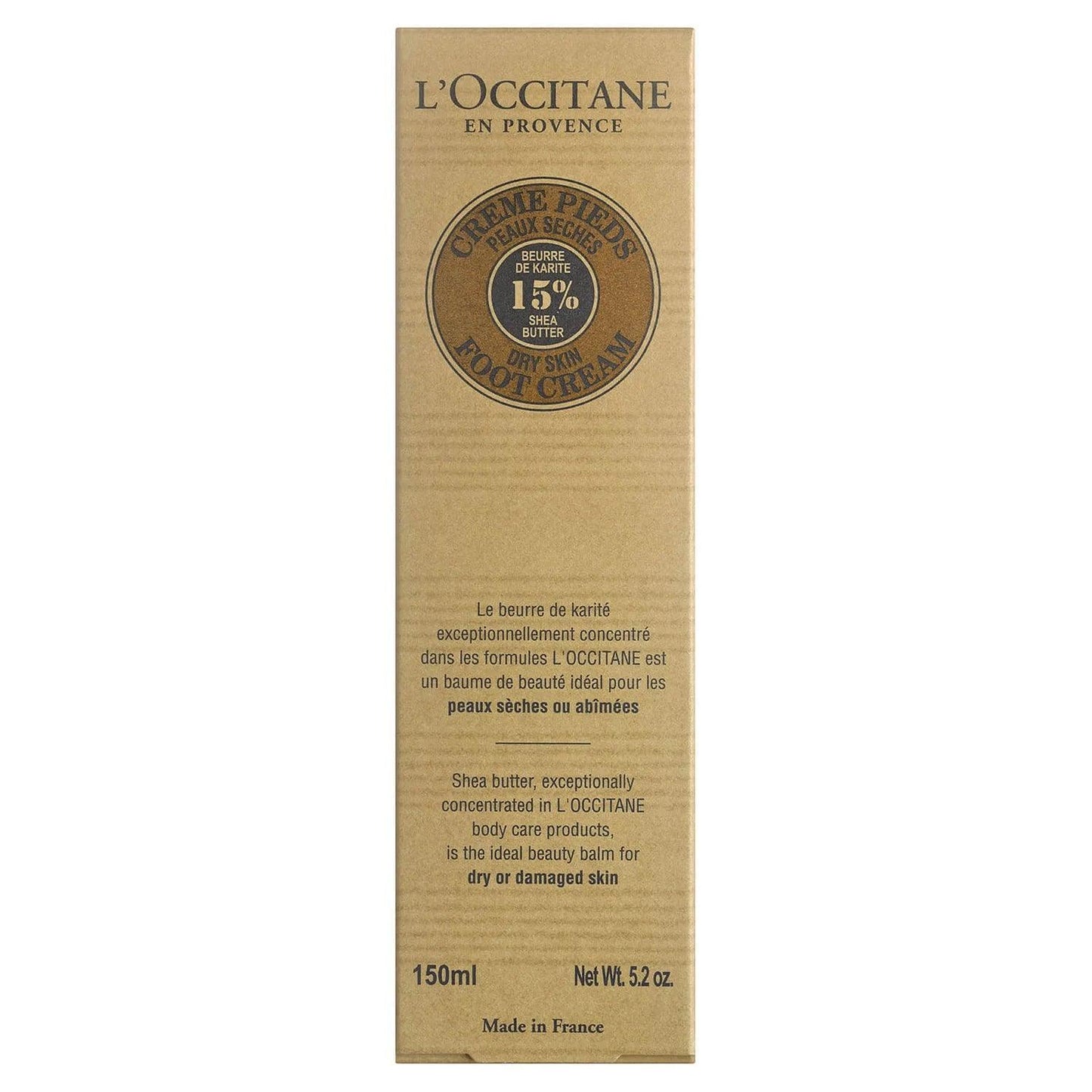 L'Occitane Shea Butter Foot Cream 150ML - AugustSa Shop