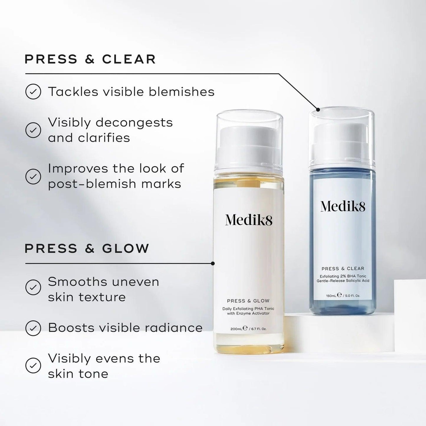 Medik8 Press and Glow Tonic 200ml - AugustSa Shop
