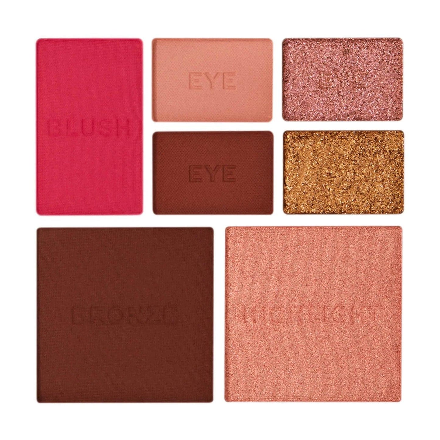 Revolution Pro True Love Eye and Cheek Palette - Medium-Deep - AugustSa Shop