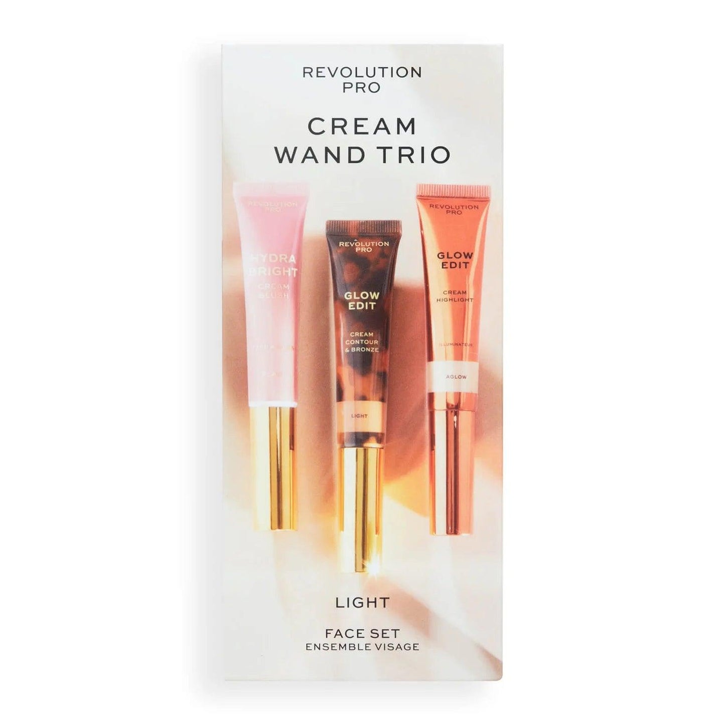 Revolution Pro Cream Face Wand Trio Light - AugustSa Shop