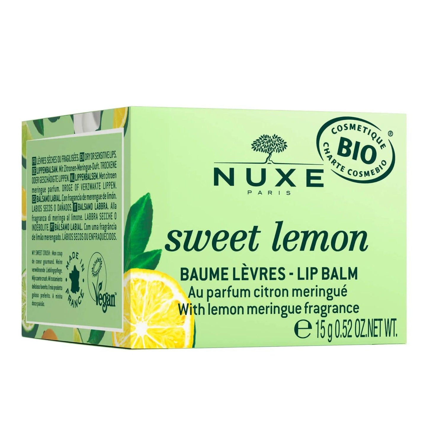 NUXE Sweet Lemon Lip Balm 15ml - AugustSa Shop