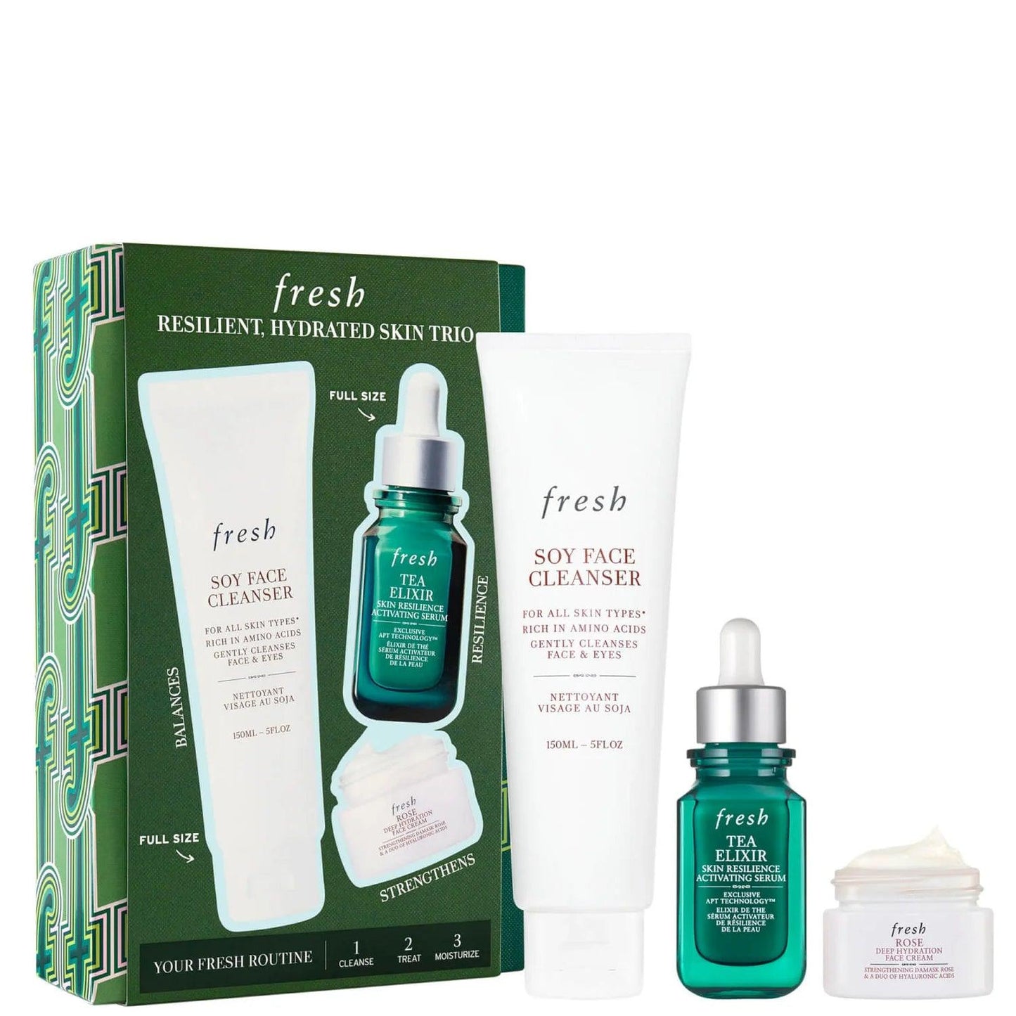 Fresh Resilient, Hydrated Skin Trio - AugustSa Shop