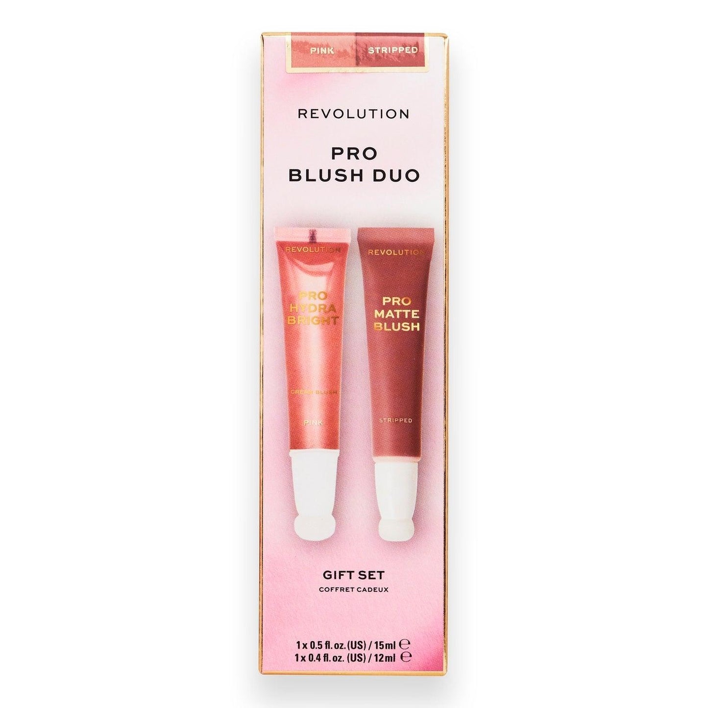 Revolution Pro Blush Duo Pink Stripped - AugustSa Shop