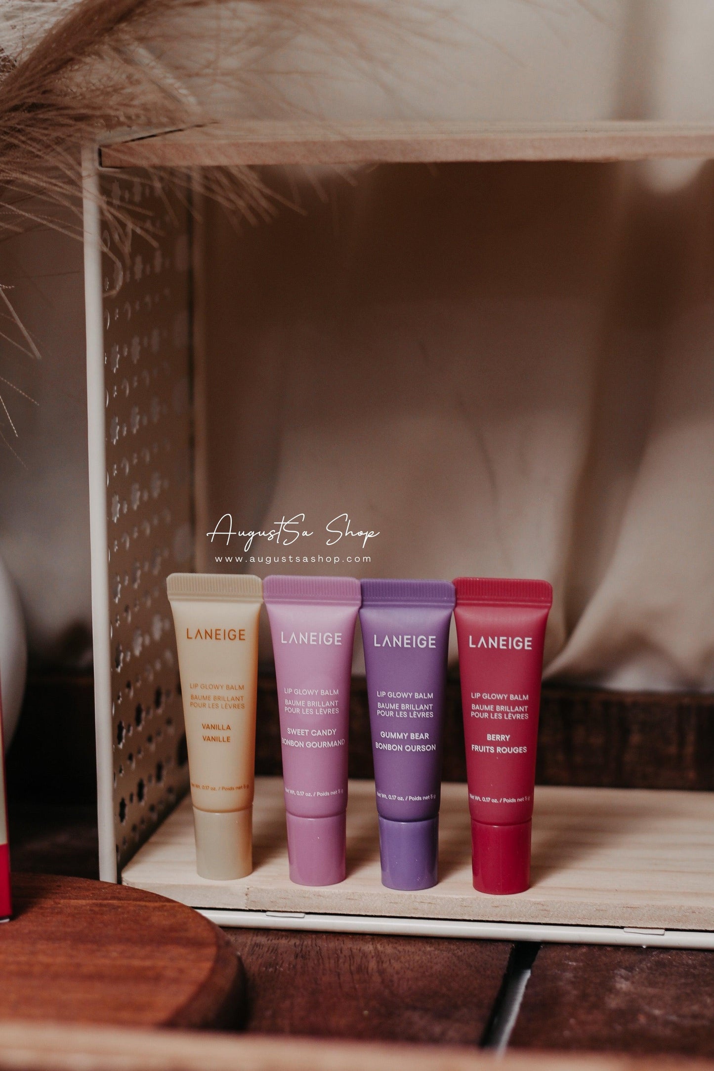 LANEIGE Mini Lip Glowy Balm Set - AugustSa Shop