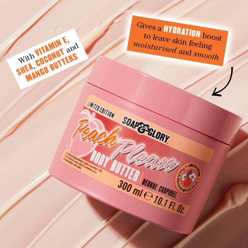 Soap & Glory Peach Please Body Butter 300ml - AugustSa Shop