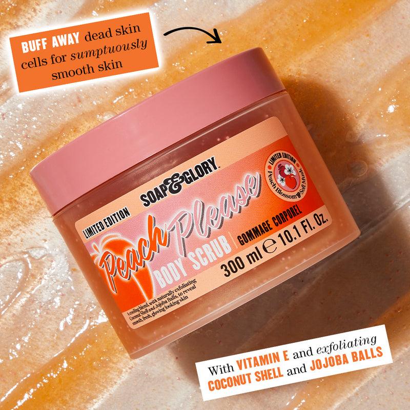 Soap & Glory Peach Please Body Scrub 300ml - AugustSa Shop