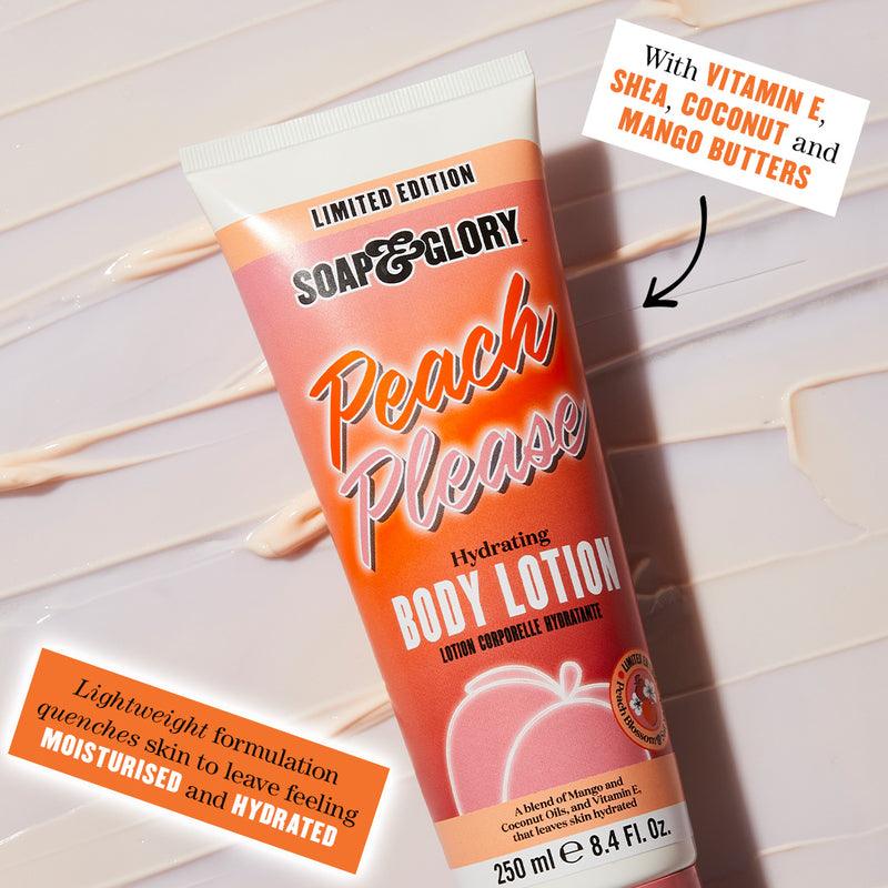 Soap & Glory Peach Please Body Lotion 250ml - AugustSa Shop