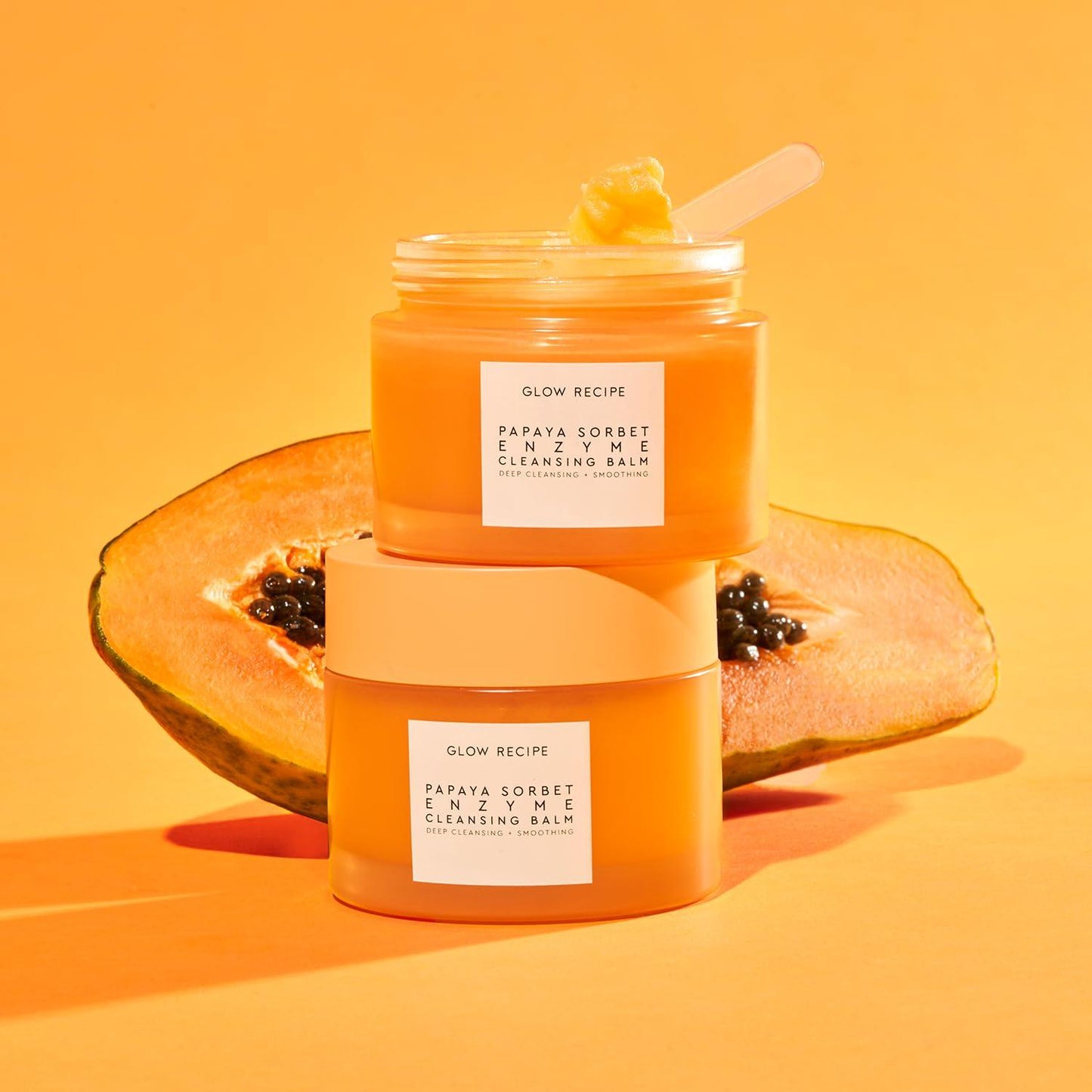 Glow Recipe Papaya Sorbet Enzyme Cleansing Balm 100ml - AugustSa Shop