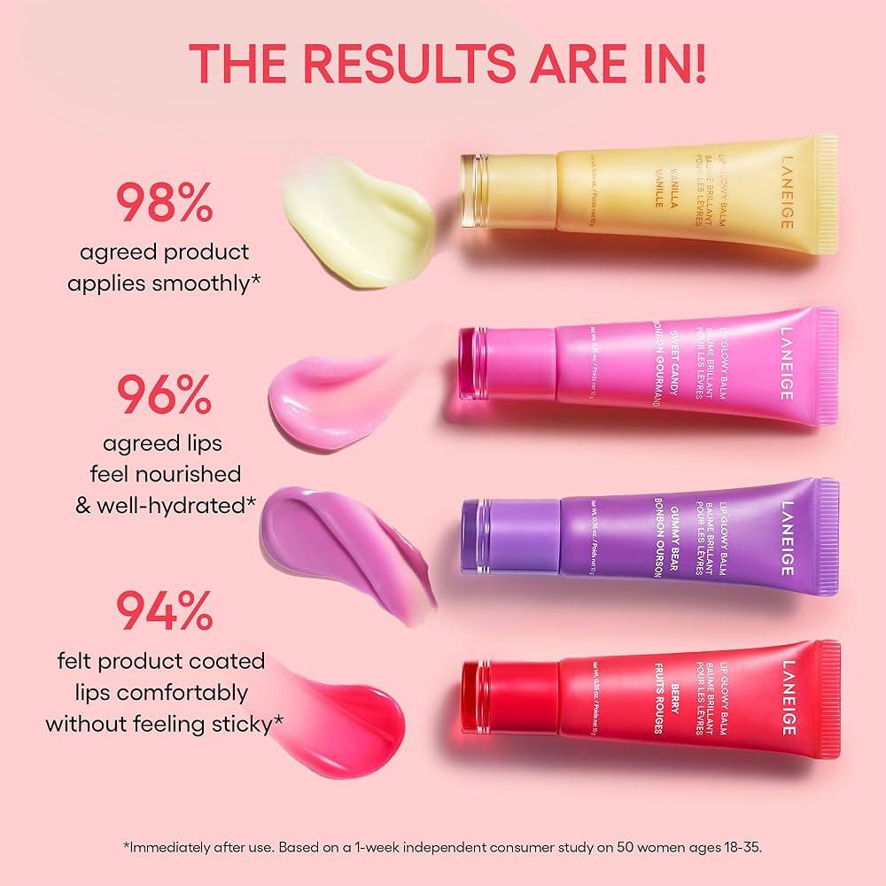LANEIGE Mini Lip Glowy Balm Set - AugustSa Shop