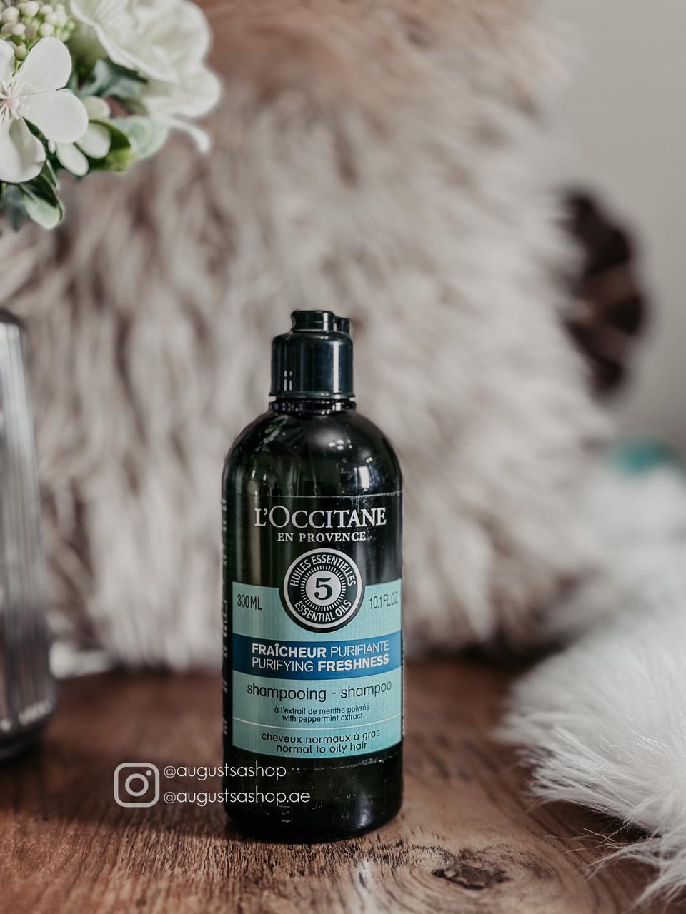 L'Occitane Aromachologie Purifying Freshness Shampoo 300ML - AugustSa Shop
