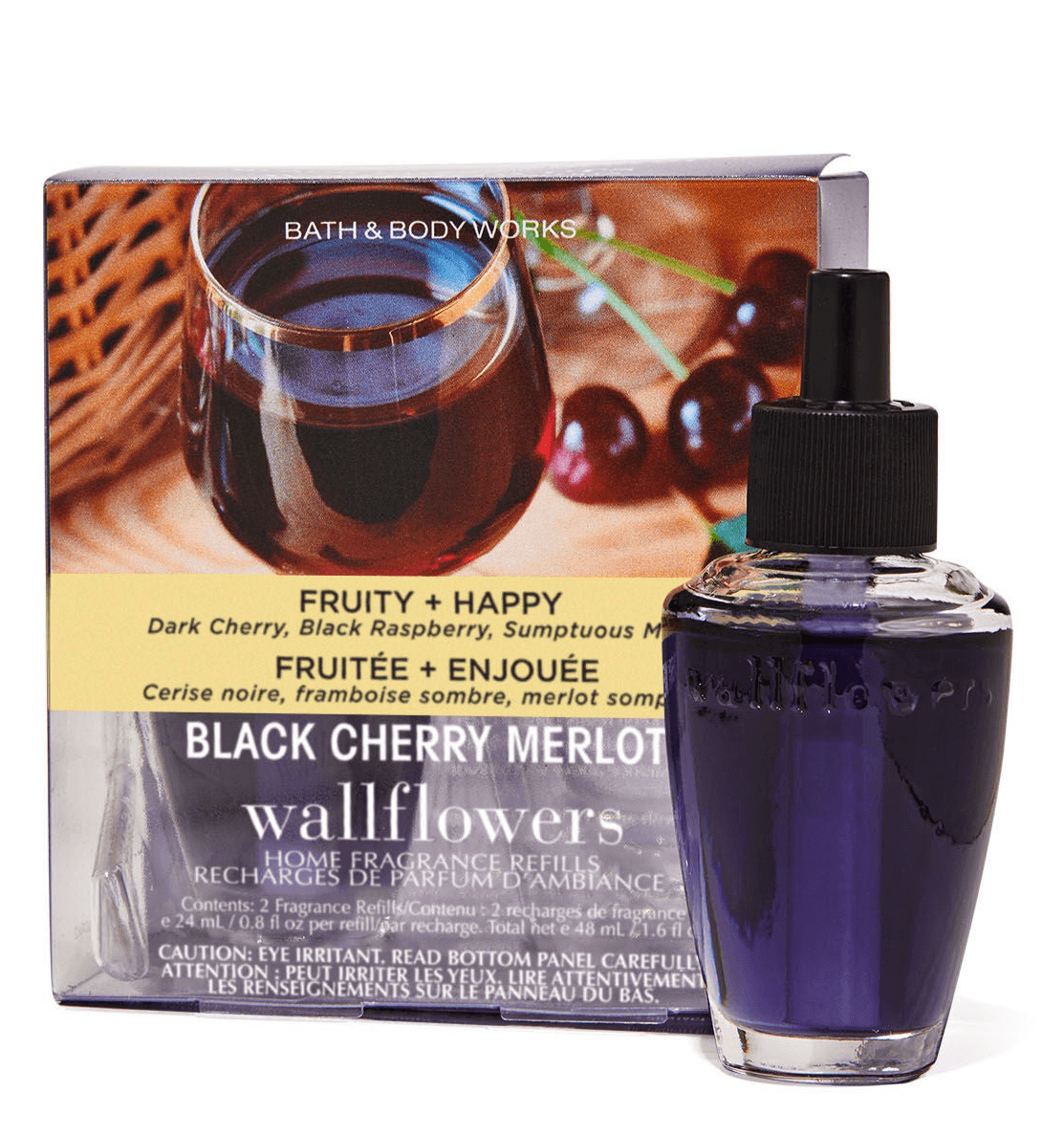 Black Cherry Merlot
Wallflowers Fragrance Refills 2-Pack - AugustSa Shop