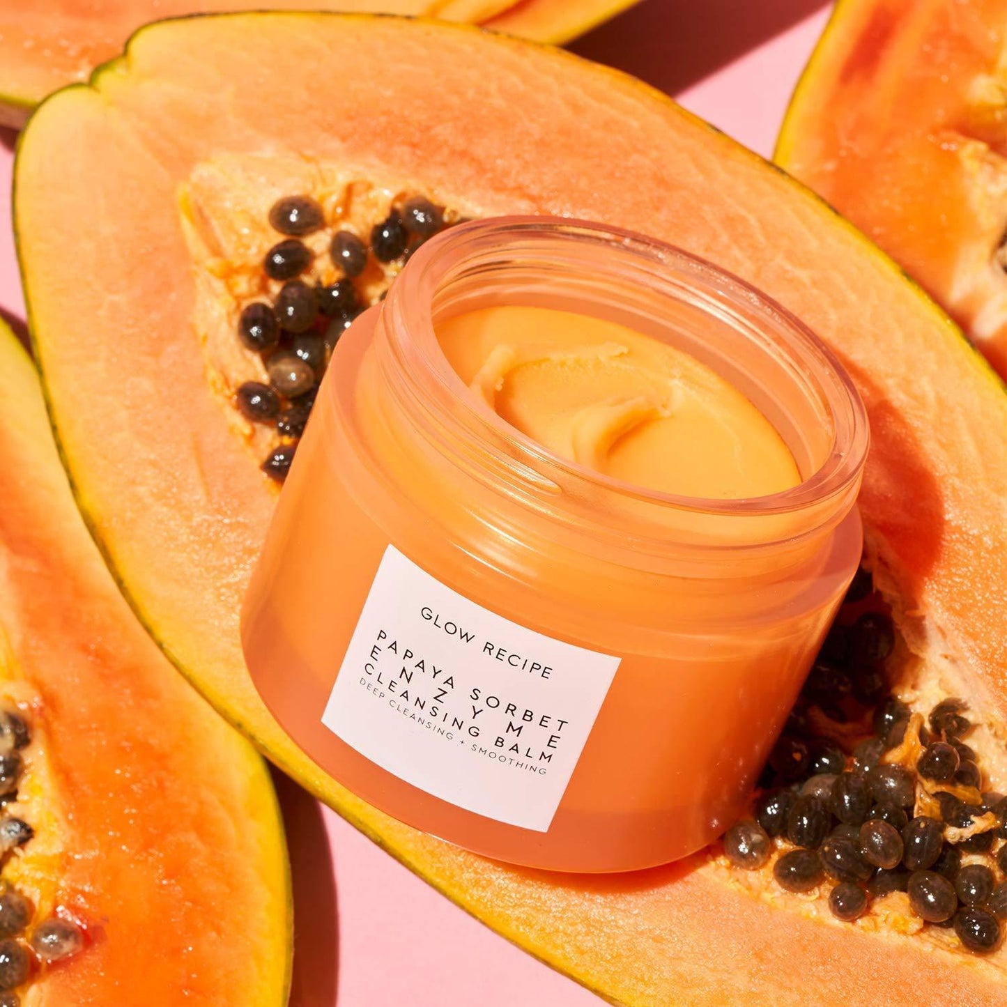 Glow Recipe Papaya Sorbet Enzyme Cleansing Balm 100ml - AugustSa Shop