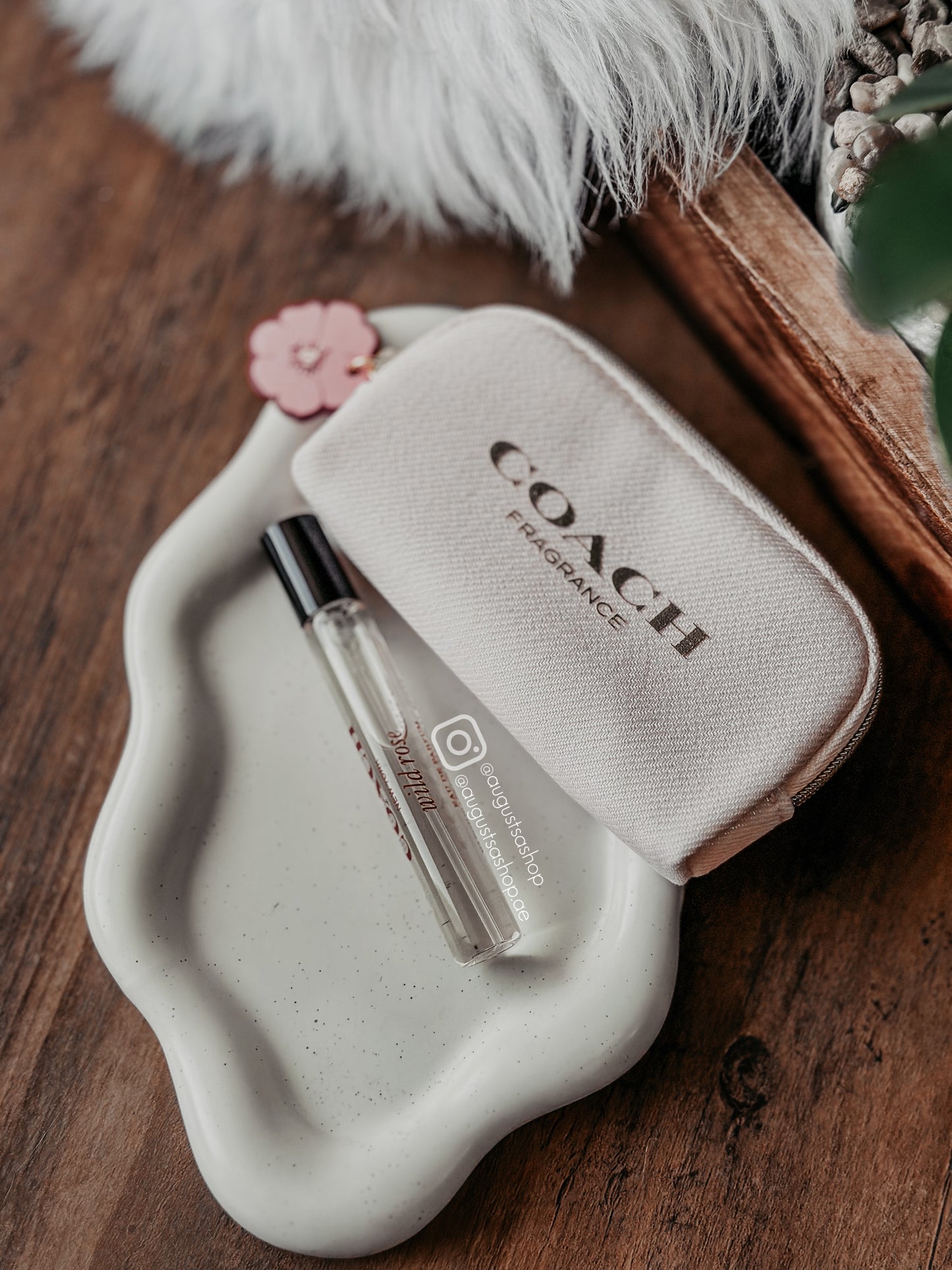 Coach Wild Rose Eau de Parfum 7.5ml Miniature + Pouch - AugustSa Shop