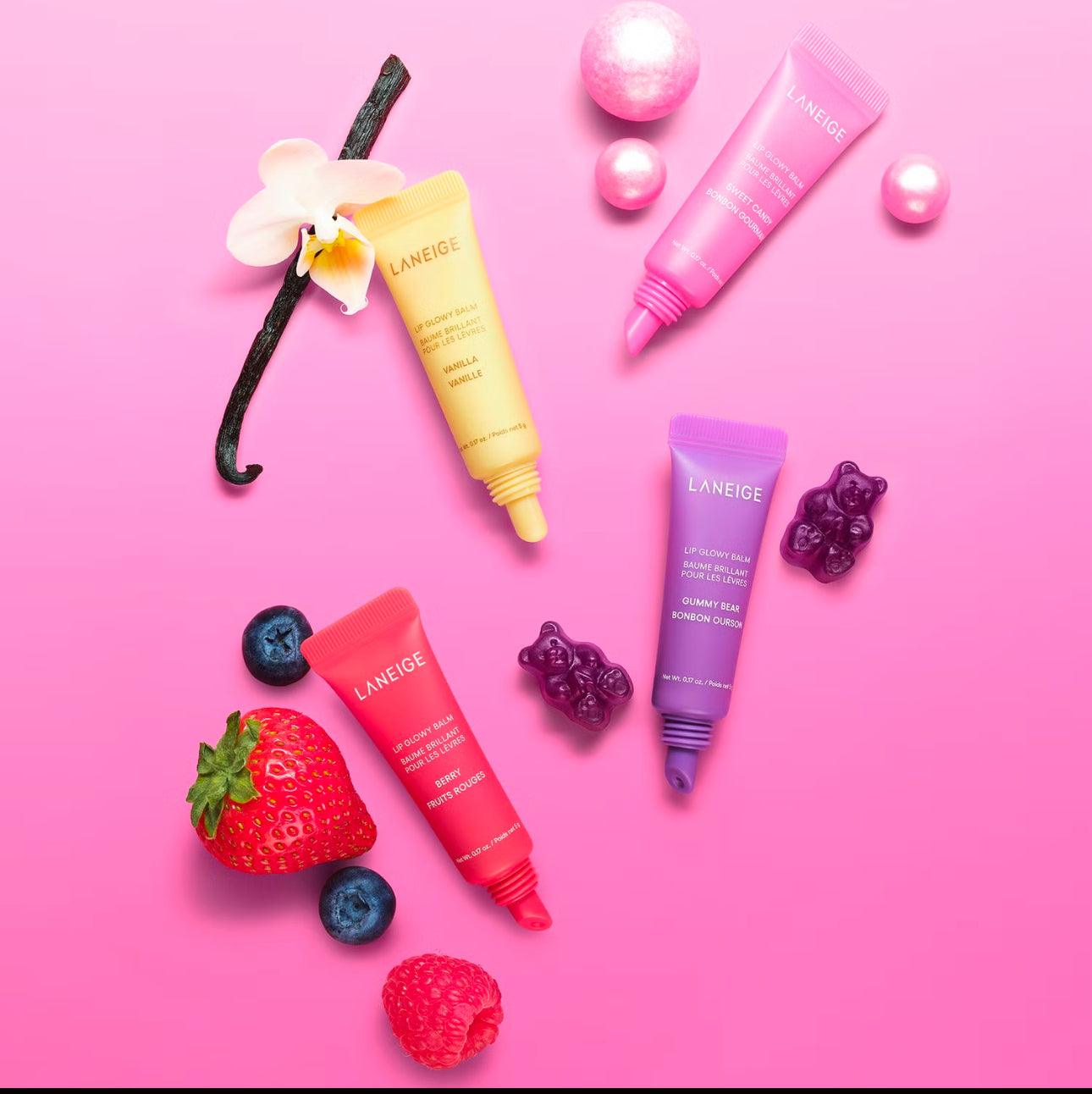 LANEIGE Mini Lip Glowy Balm Set - AugustSa Shop