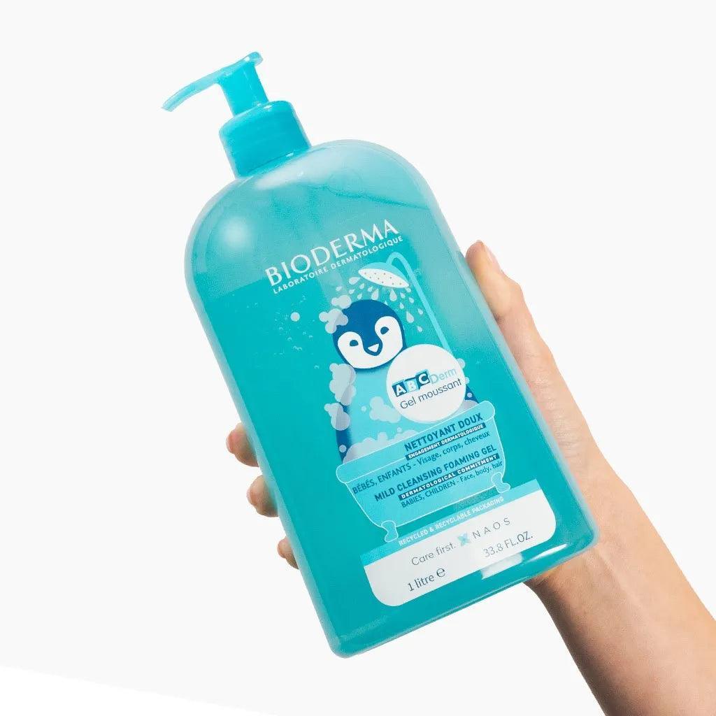 Bioderma ABCDerm Baby Foaming Gel 1 Litre - AugustSa Shop