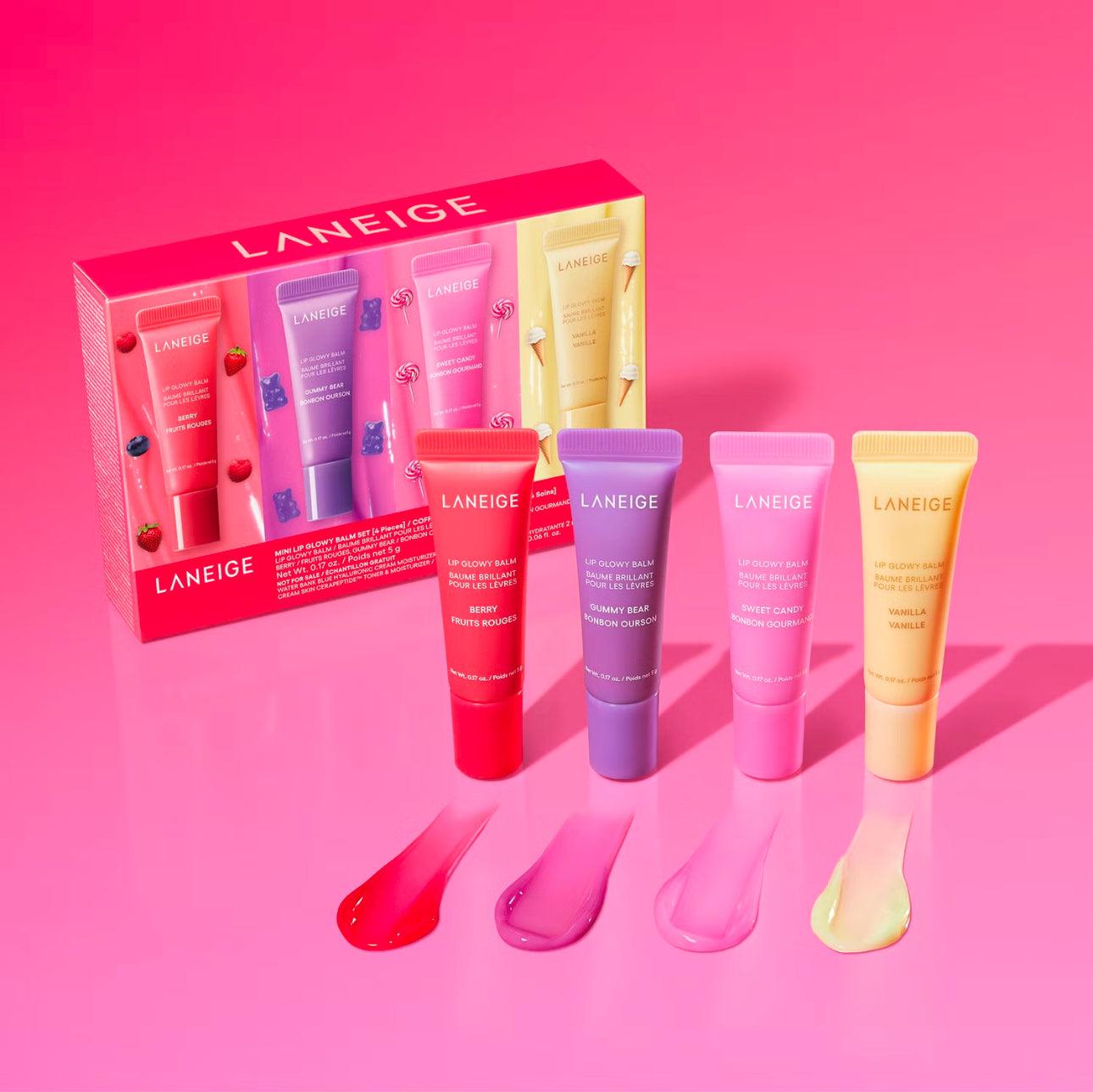 LANEIGE Mini Lip Glowy Balm Set - AugustSa Shop