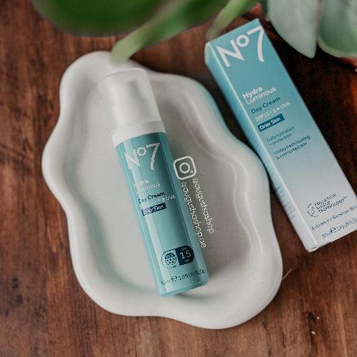 No7 Hydraluminous Day Cream For Drier Skin SPF15 50ml - AugustSa Shop