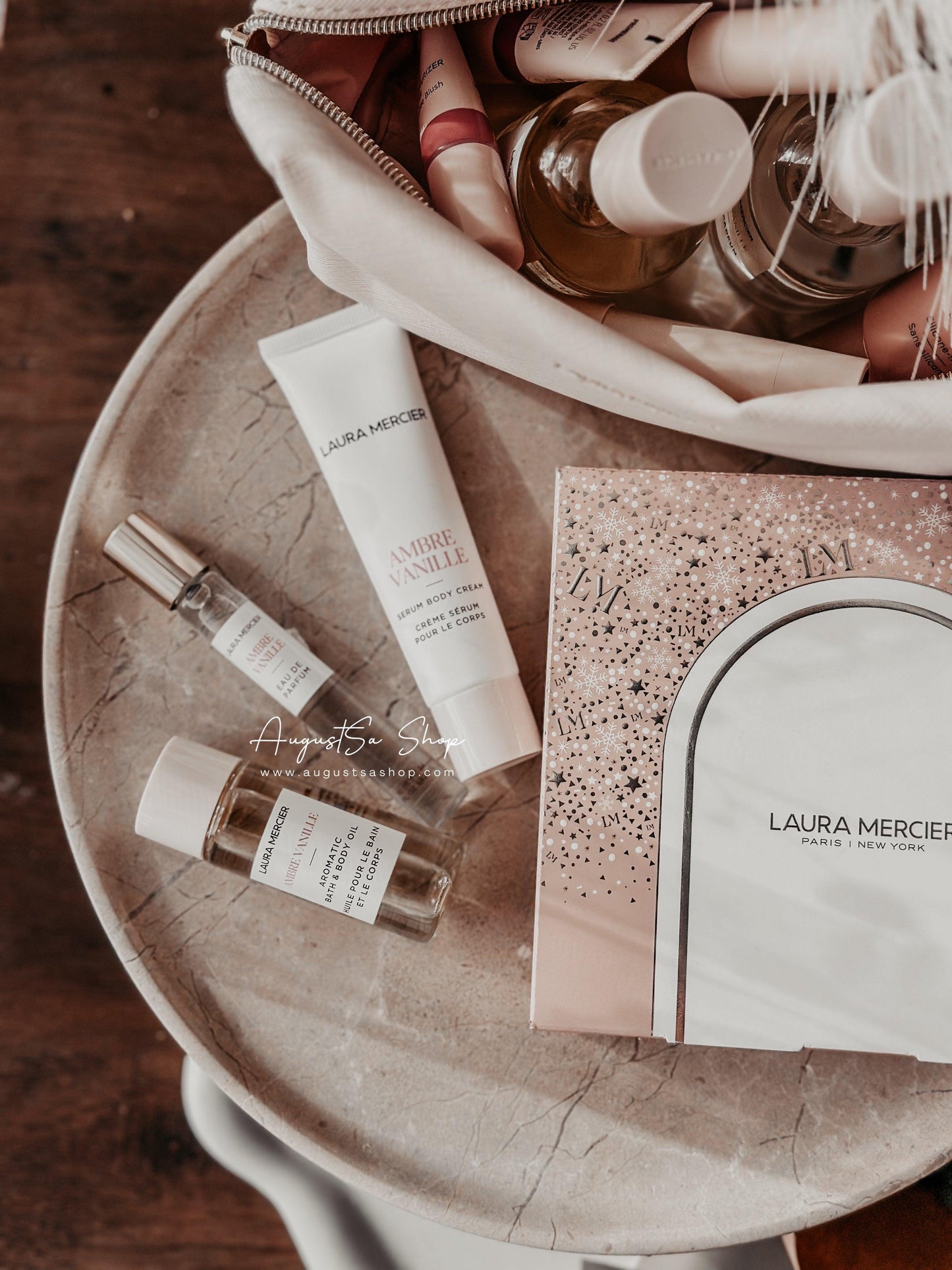 LAURA MERCIER Cozy Retreat Ambre Vanille Collection - AugustSa Shop