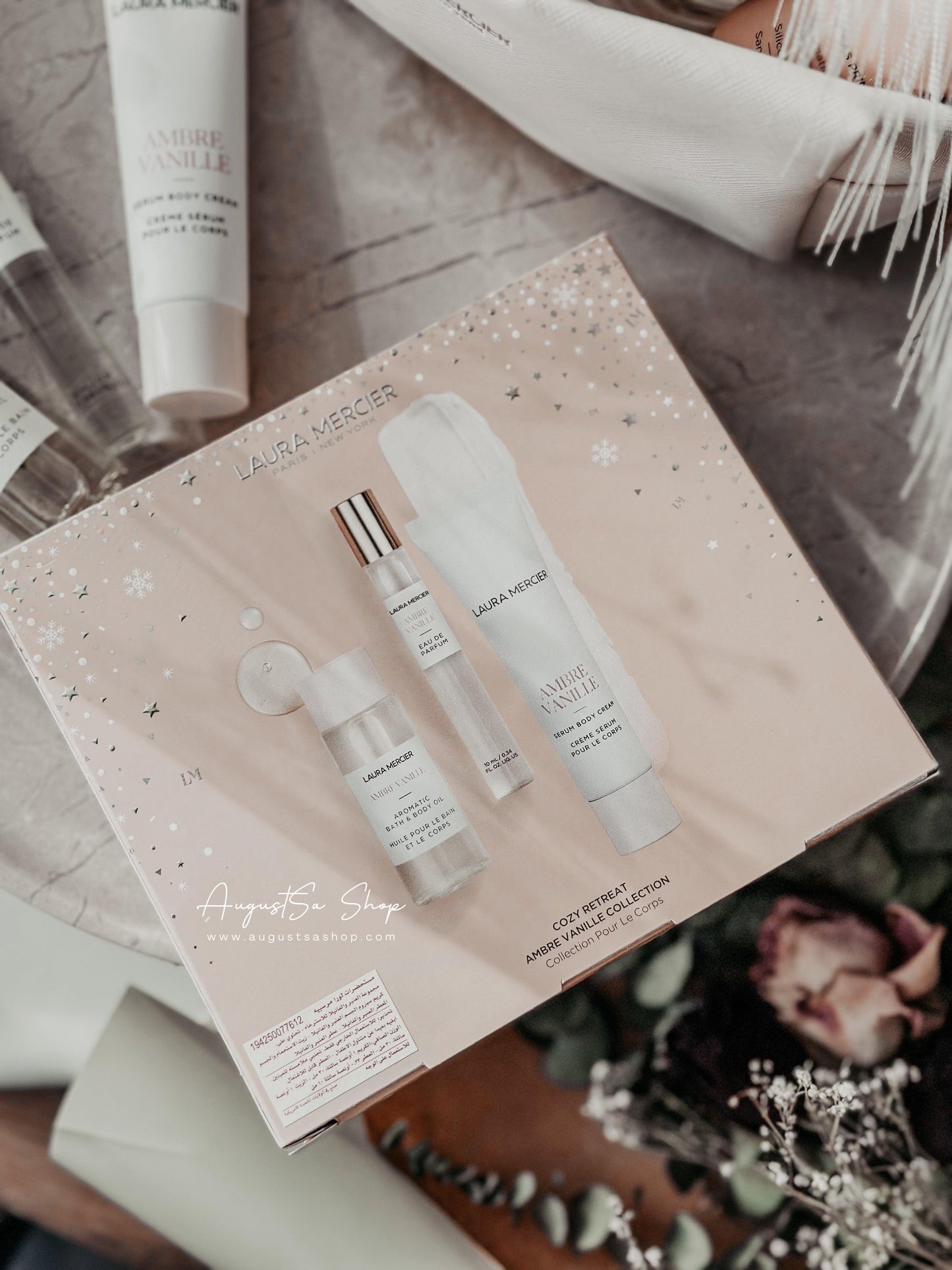 LAURA MERCIER Cozy Retreat Ambre Vanille Collection - AugustSa Shop