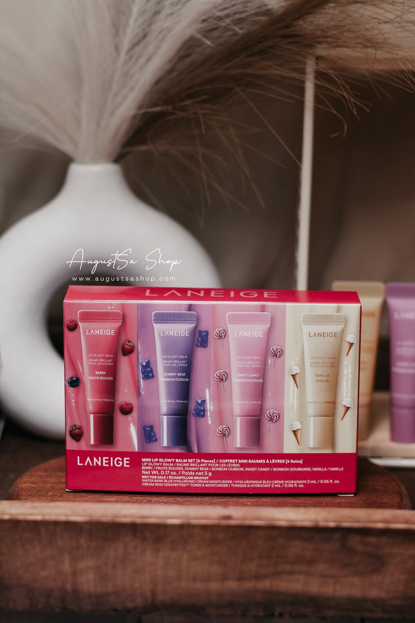 LANEIGE Mini Lip Glowy Balm Set - AugustSa Shop