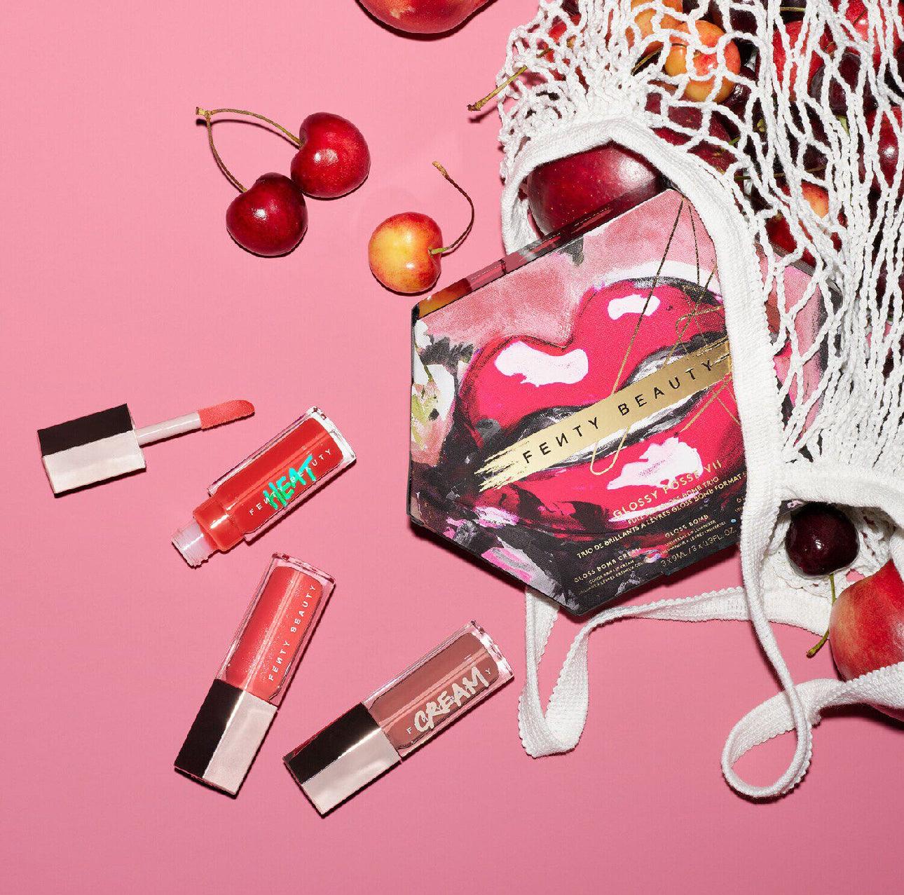 FENTY BEAUTY Glossy Posse Gloss Bomb Trio - AugustSa Shop