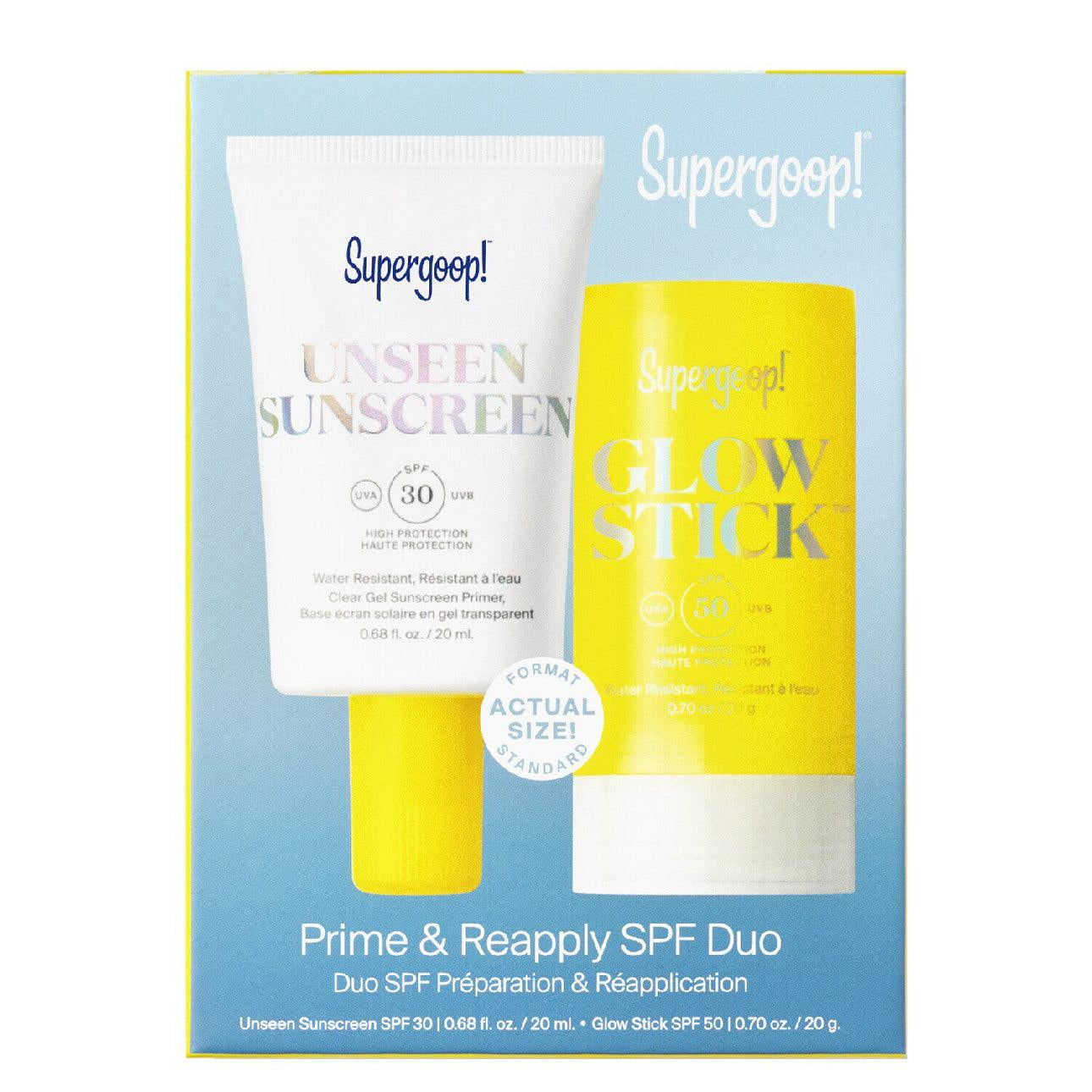 SUPERGOOP! Prime & Reapply Spf Duo - AugustSa Shop