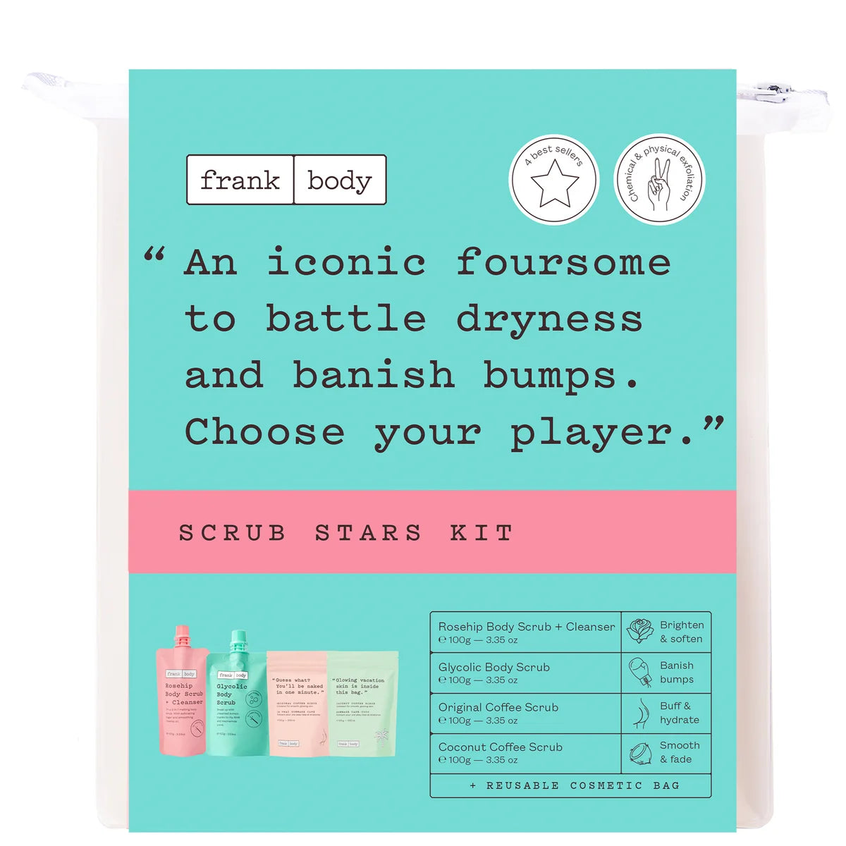 Frank Body Scrub Stars Kit - AugustSa Shop