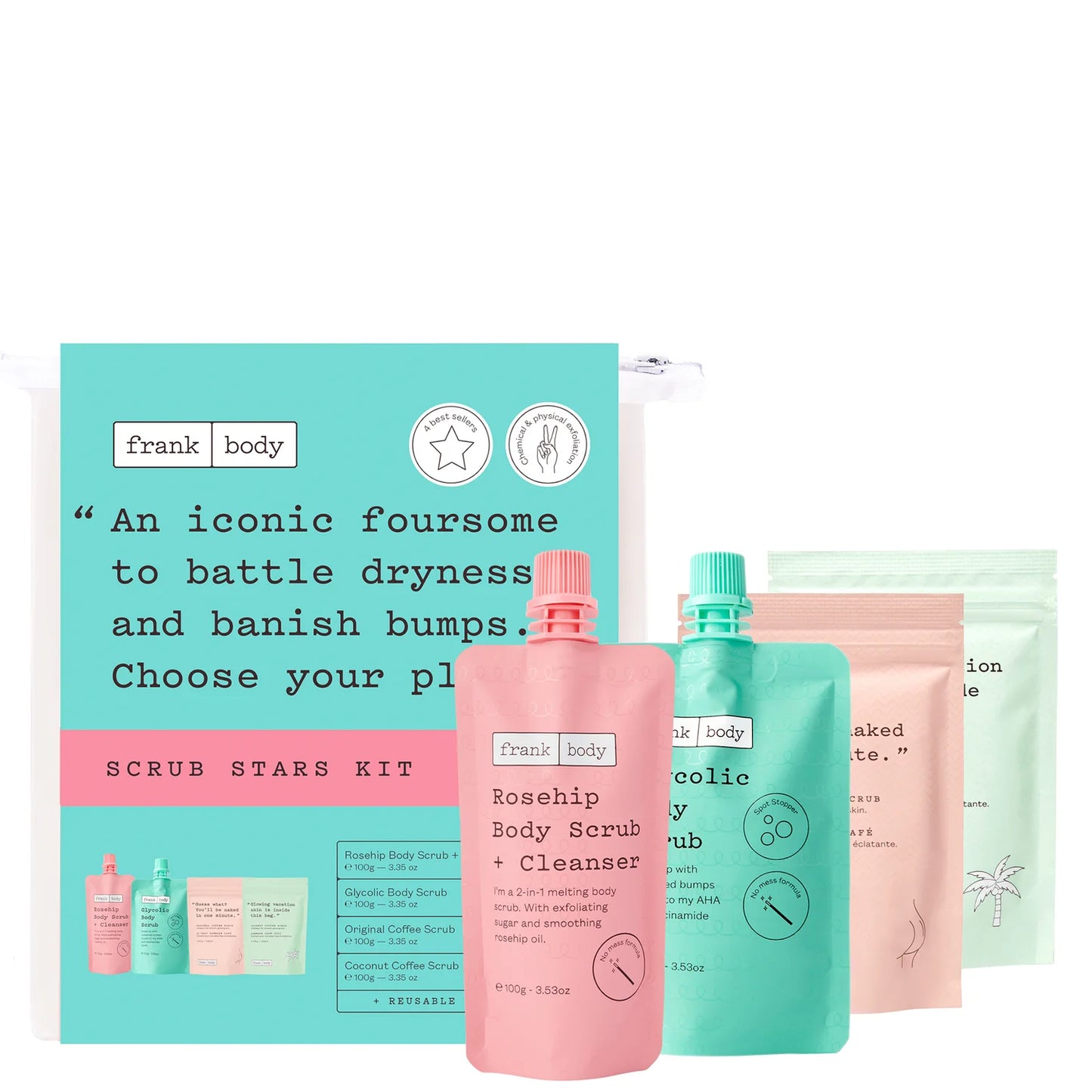 Frank Body Scrub Stars Kit - AugustSa Shop