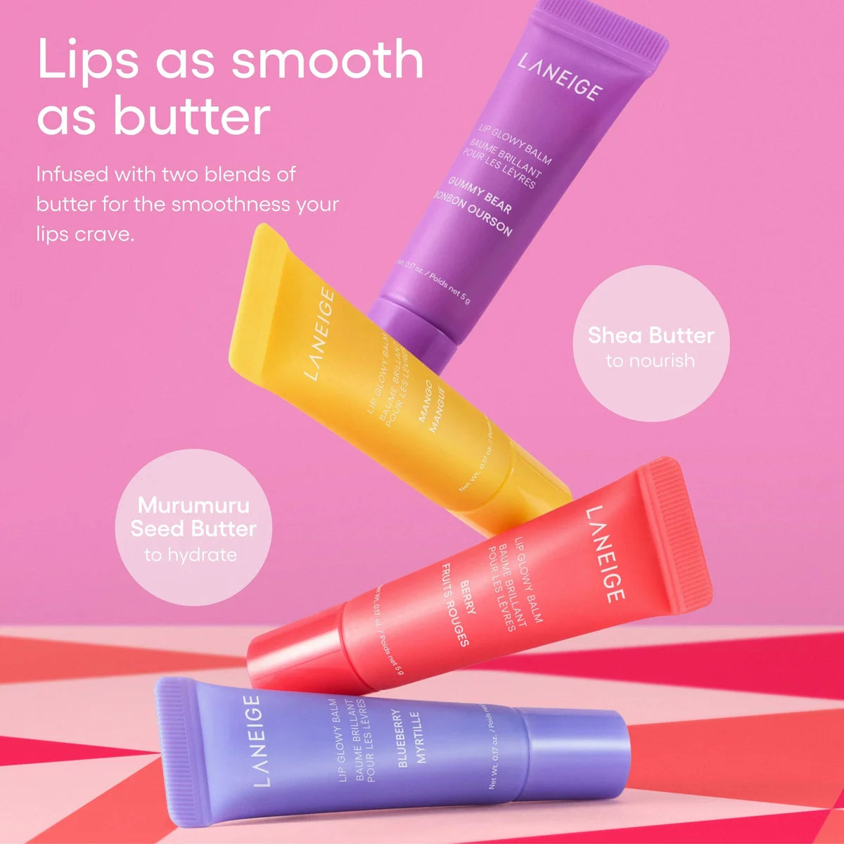 LANEIGE Mini Glowy Balm Set - AugustSa Shop
