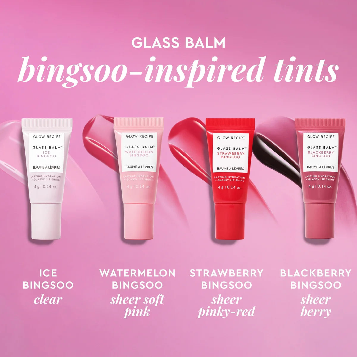 Glow Recipe Glass Balm Mini Lip Collections - AugustSa Shop
