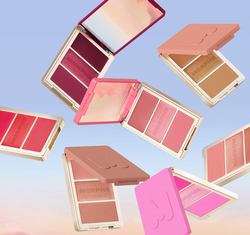 Morphe Cheek Thrills Multi-Finish Face Trio - Cabana Club - AugustSa Shop