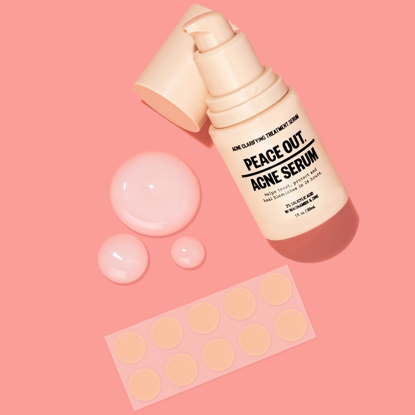 Peace Out 2% Salicylic Acid Acne Treatment Serum 30ml - AugustSa Shop