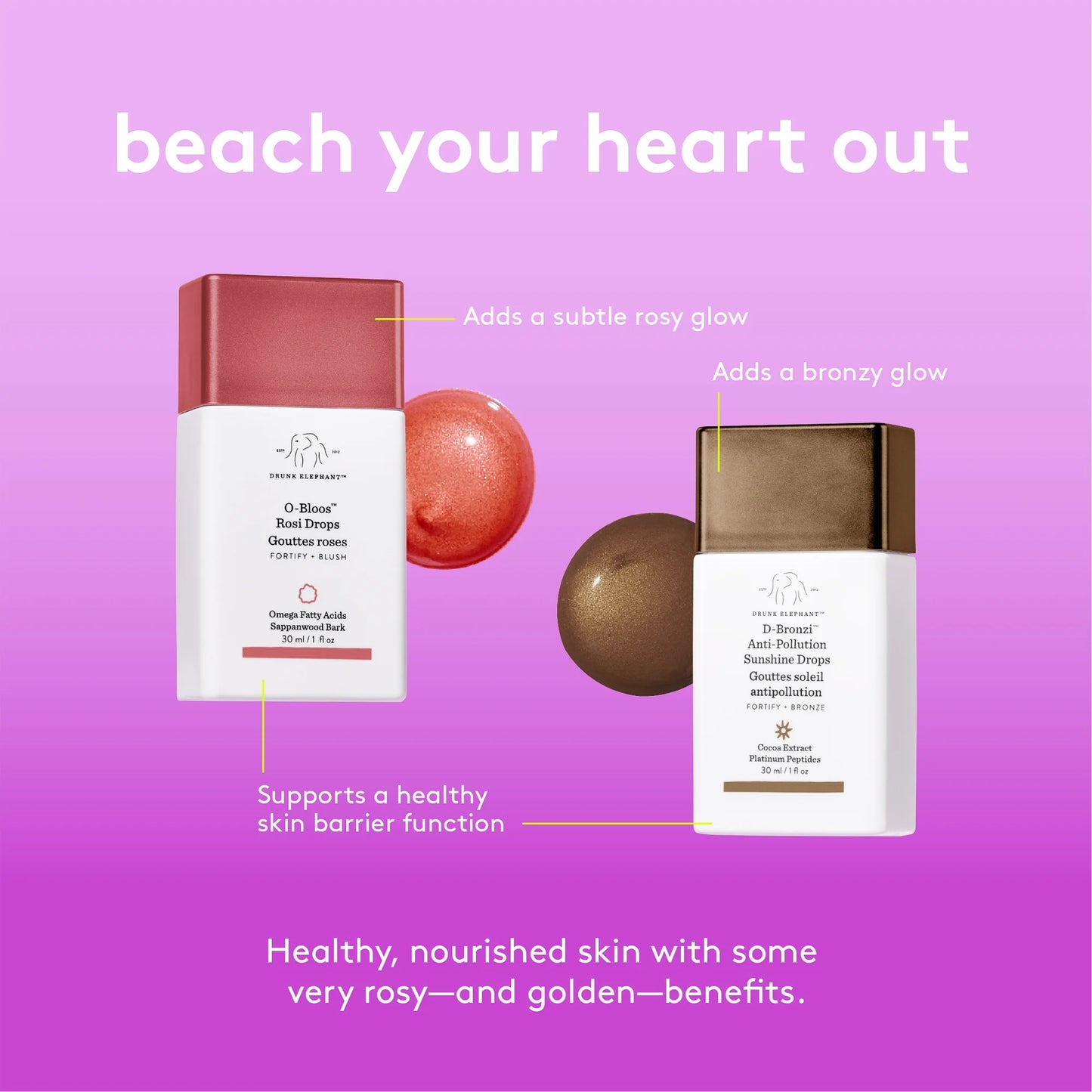 Drunk Elephant O-Bloos Rosi Drops 30ml - AugustSa Shop