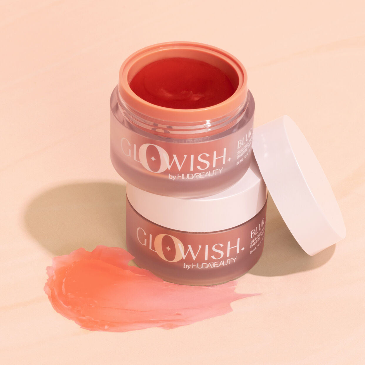 Huda Beauty GloWish Blur Jam Silicone-Free Smoothing Primer 26ml - AugustSa Shop