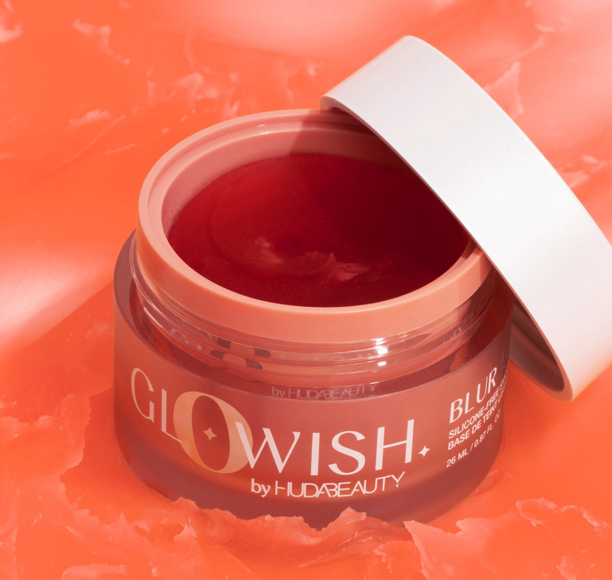 Huda Beauty GloWish Blur Jam Silicone-Free Smoothing Primer 26ml - AugustSa Shop