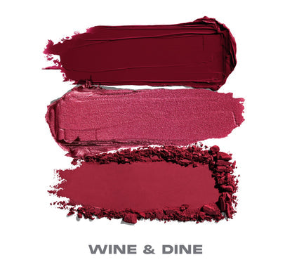 Morphe Cheek Thrills Multi-Finish Face Trio - Wine & Dine - AugustSa Shop