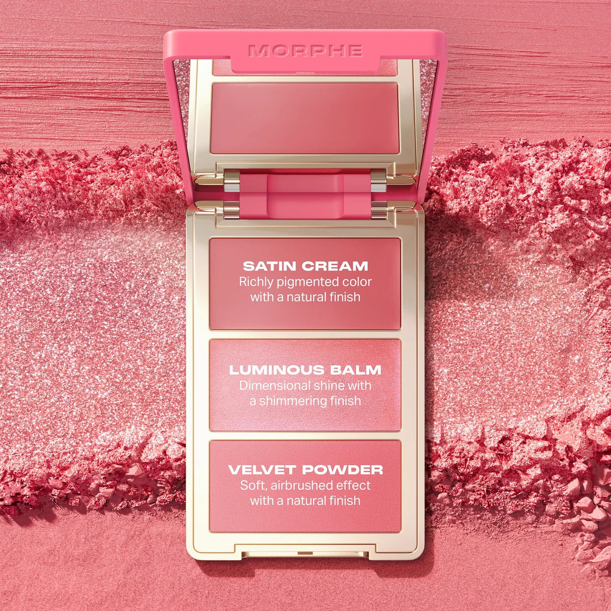 Morphe Cheek Thrills Multi-Finish Face Trio - Blind Date - AugustSa Shop