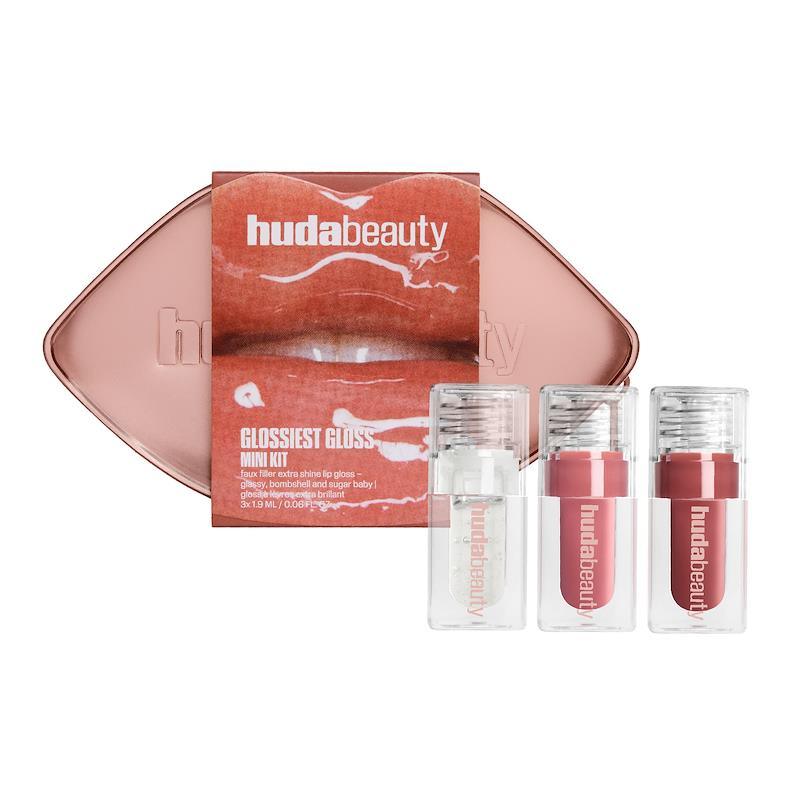 Huda Beauty The GLOSSIEST Gloss Mini Kit - AugustSa Shop