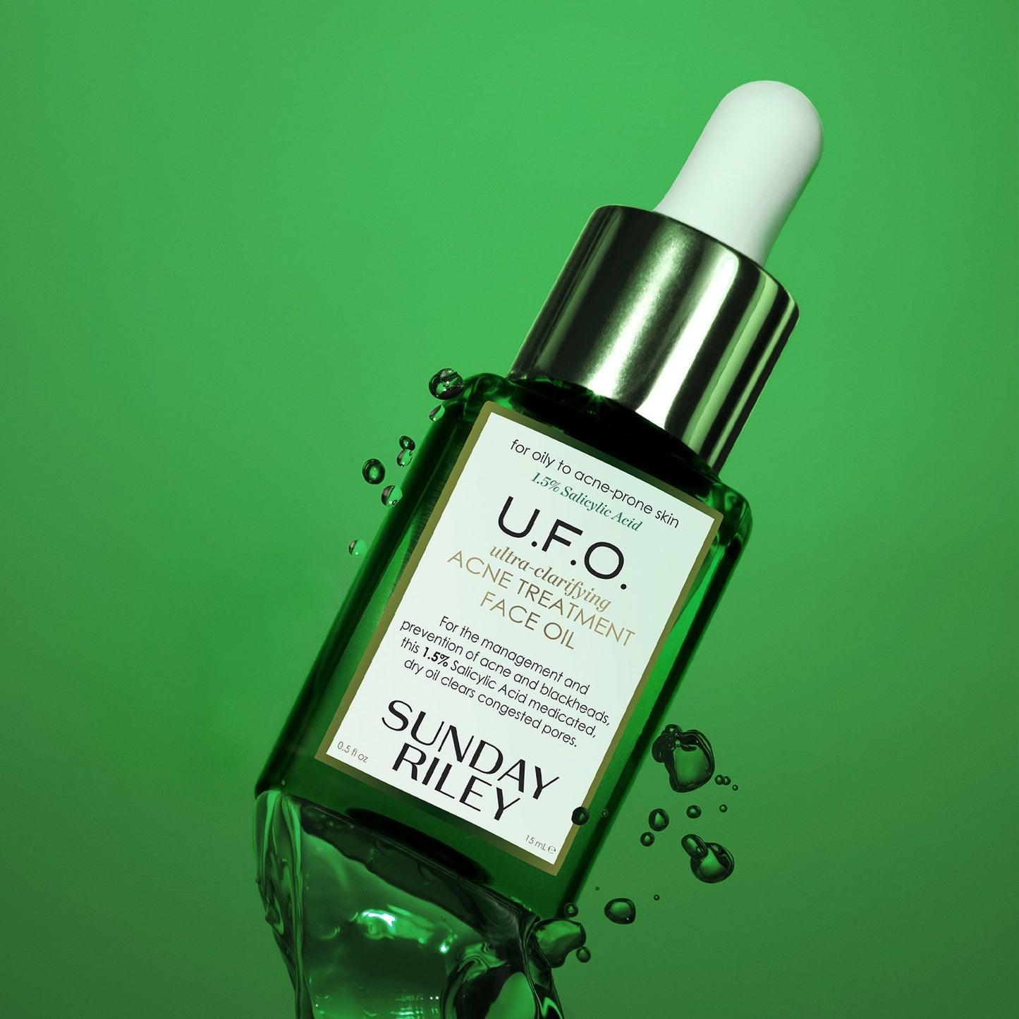 Sunday Riley U.F.O. Ultra Clarifying Acne Treatment Face Oil 5ml - AugustSa Shop