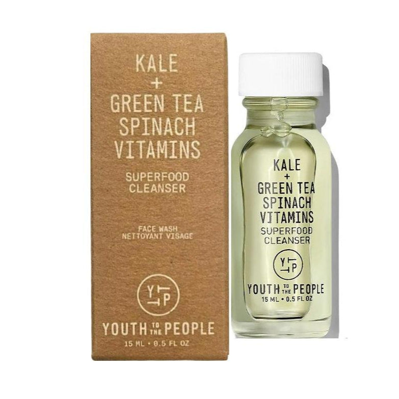 Youth to the People Kale + Green Tea Spinach Vitamins Superfood Cleanser 15ml - AugustSa Shop