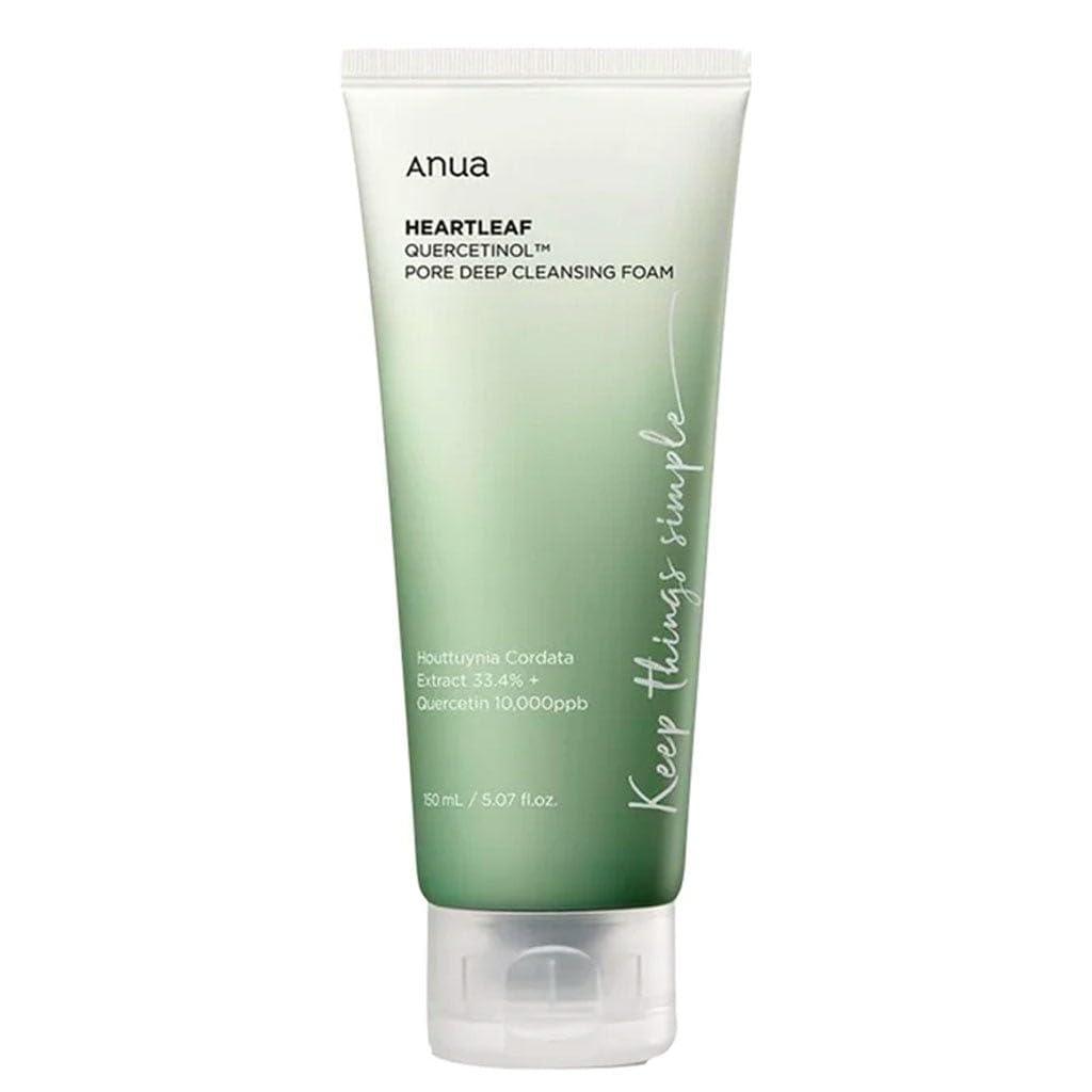 Anua Heartleaf Quercetinol Pore Deep Cleansing Foam 150ml - AugustSa Shop