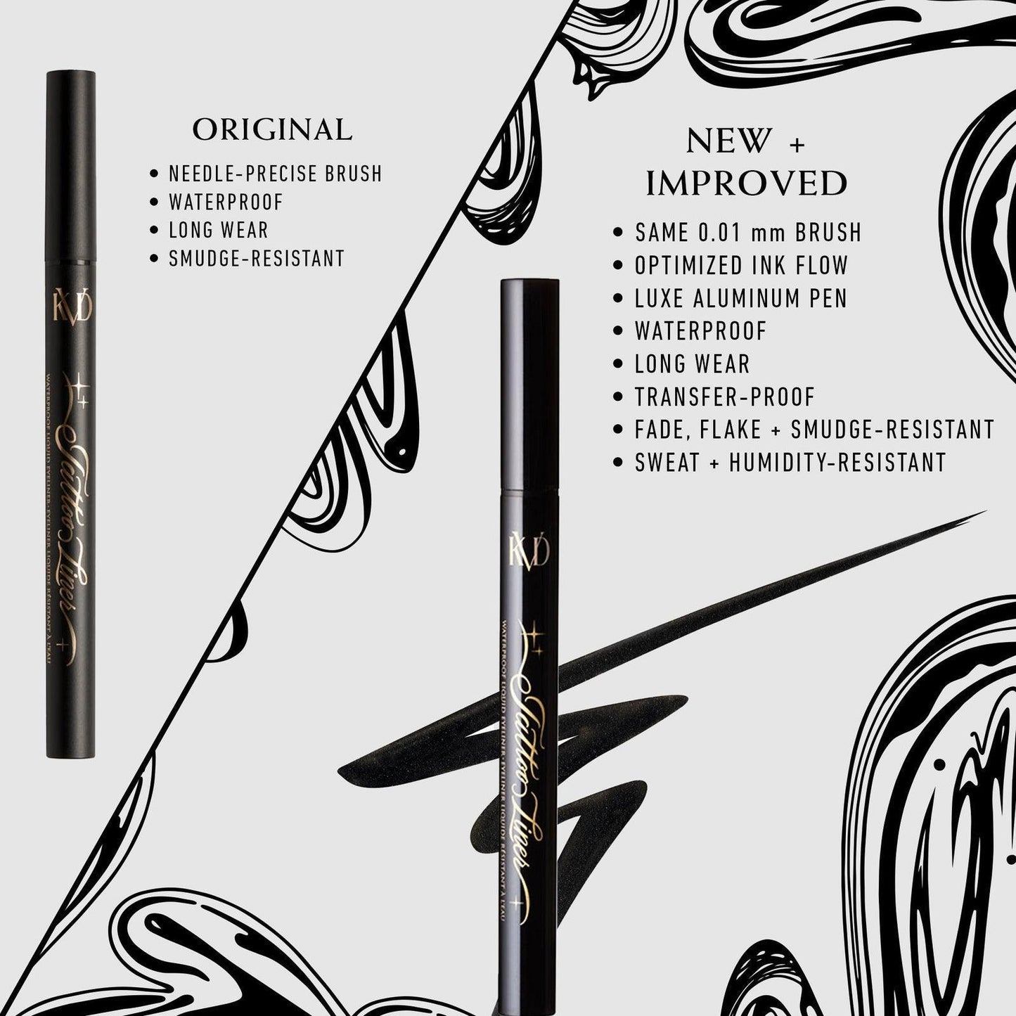 KVD Beauty Tattoo Liner Waterproof Liquid Eyeliner 0.55ml - AugustSa Shop