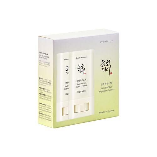 Beauty Of Joeson Matte Sunscreen Stick : Mugwort+Camelia (SPF 50+ PA++++) Duo - AugustSa Shop