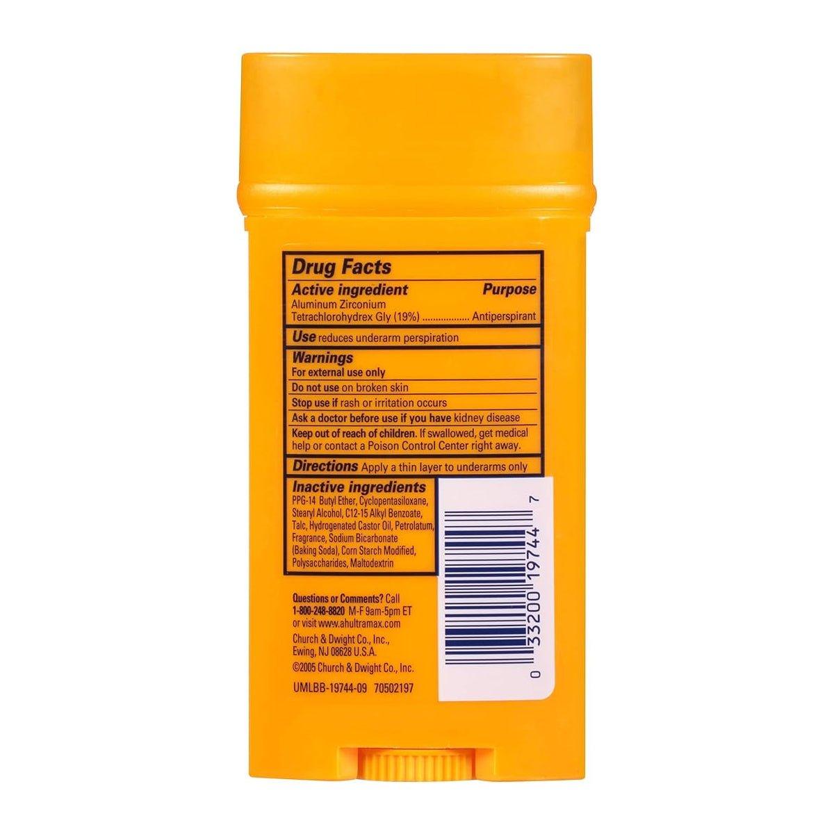 ARM&HUMMER Ultra Max Unscented 73G - AugustSa Shop