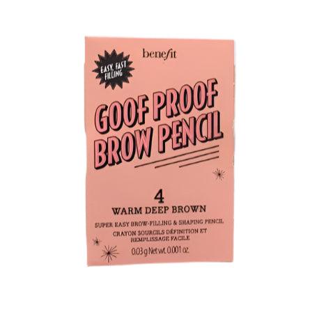 Goof Proof Brow Pencil - 4 Warm Deep Brown Sample - AugustSa Shop