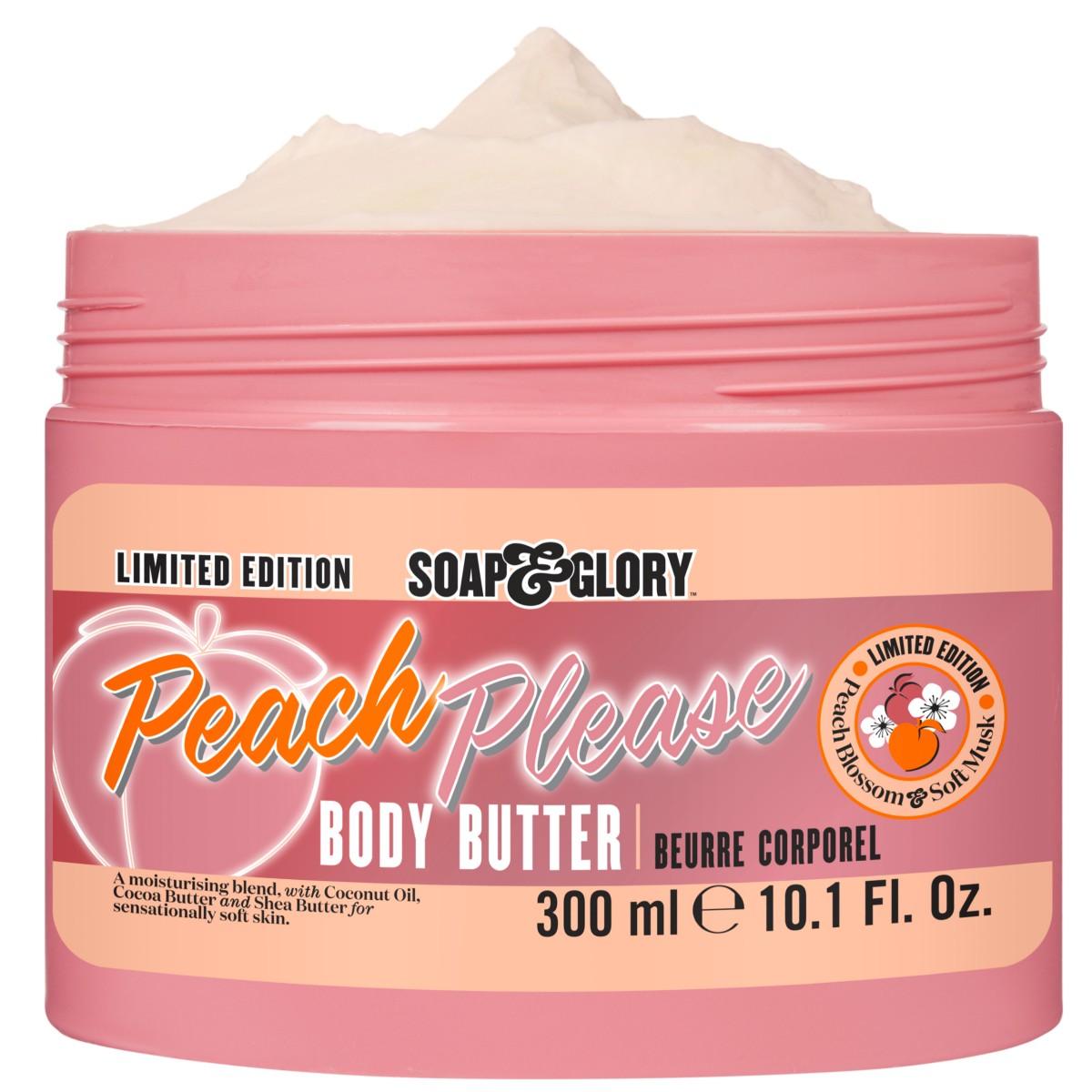 Soap & Glory Peach Please Body Butter 300ml - AugustSa Shop