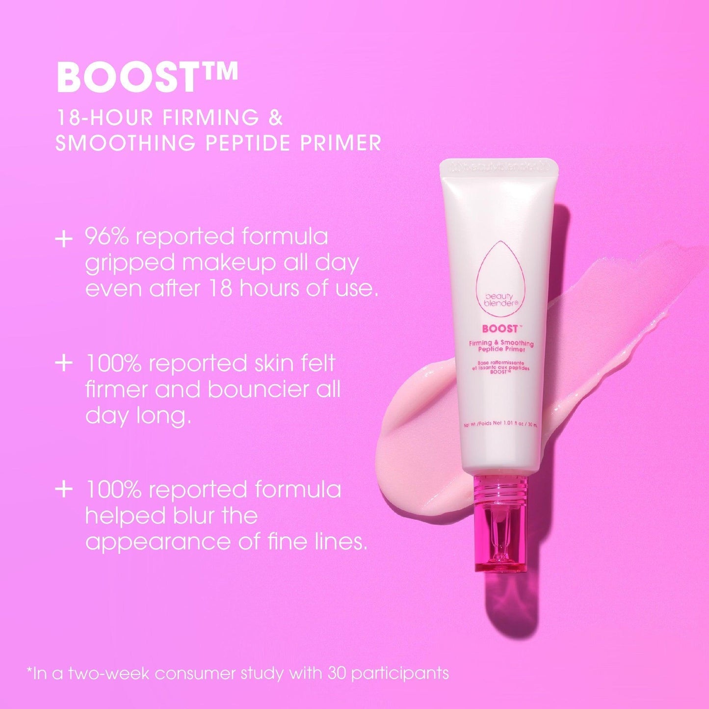 Boost™ 18-hour Firming & Smoothing Peptide + Ceramide Primer - AugustSa Shop