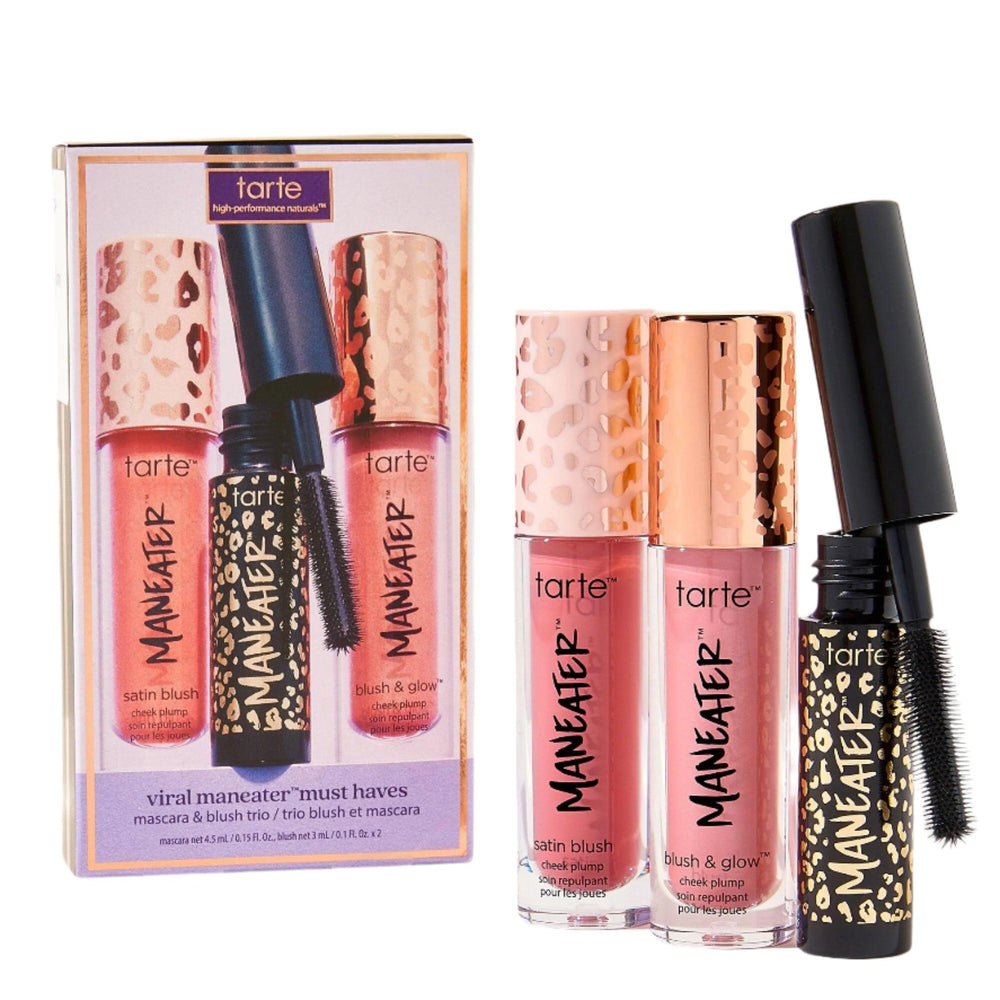 Viral Maneater™ Must-Haves Mascara & Blush Trio - Pink & Pink Coral - AugustSa Shop