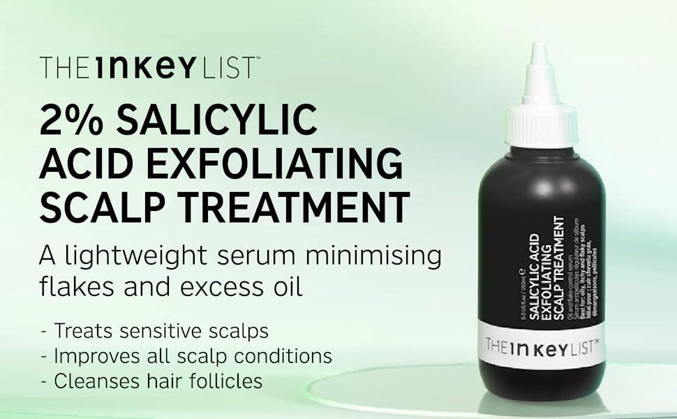 Inkey List Salicylic Acid Exfoliating Scalp Treatment - AugustSa Shop