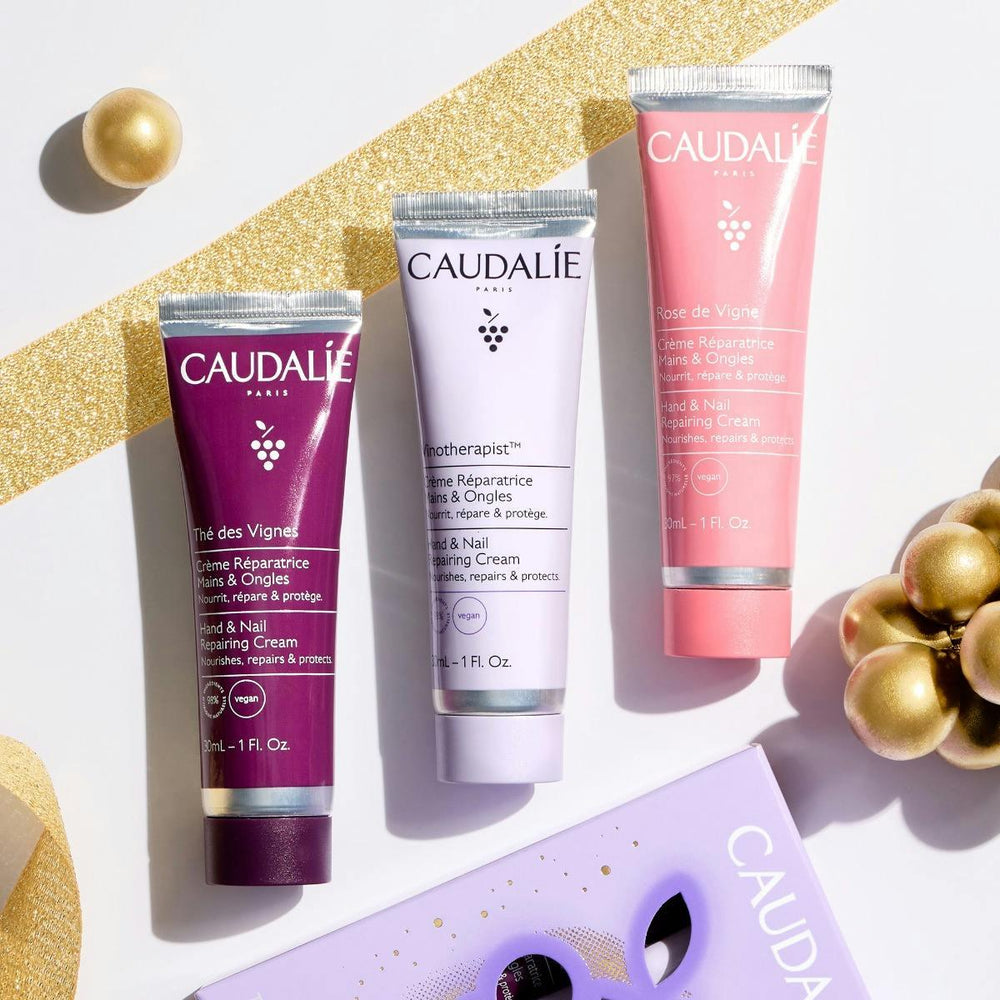 Caudalie Hydrating & Nourishing Hand Cream Trio - AugustSa Shop